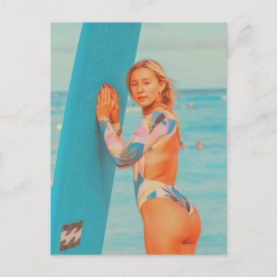 Carte postale Surfer Girl