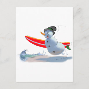 Carte Postale sUrFeR sNoWmAn