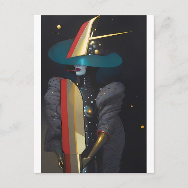Carte Postale Surfer sur l'Astro-Witch (Devant)