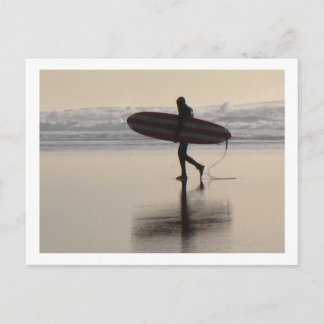 Carte Postale Surfer sur Ocean Beach