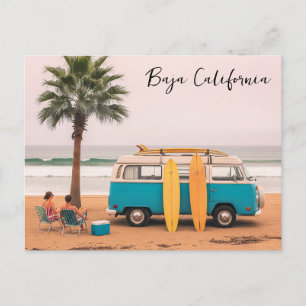 Carte Postale Surfers et Surfboards en Basse Californie