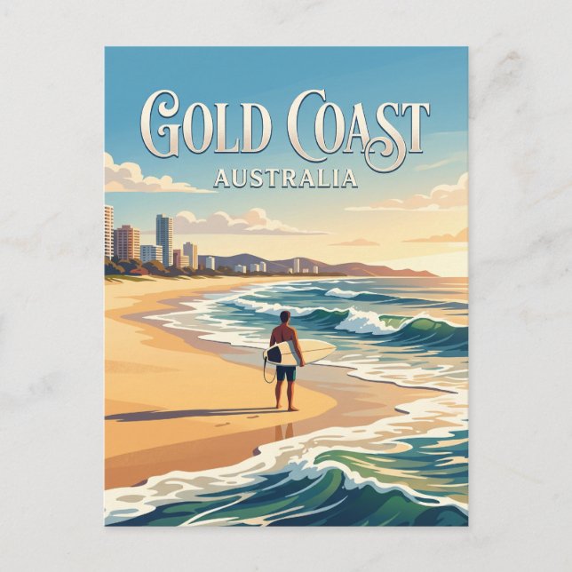 Carte Postale Surfers Paradise Australie (Devant)