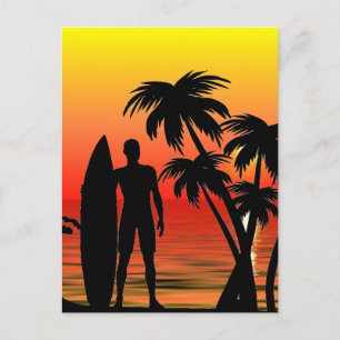 Carte Postale Surfeur