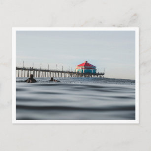 Carte Postale Surfeurs de Huntington Beach Pier chez Ruby's Phot