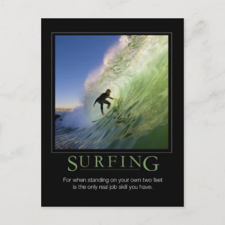 Carte Postale Surfing_Demotivational Poster