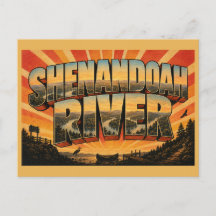 Surplomb de la rivière du parc d'État de Shenandoa