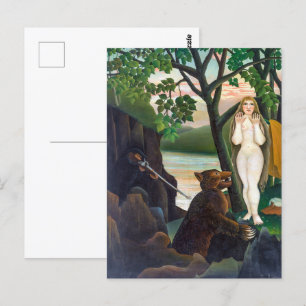 Carte Postale Surprise désagréable   Henri Rousseau  