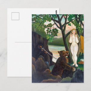 Carte Postale Surprise désagréable Henri Rousseau