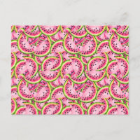 Carte postale Surprise Pastèque