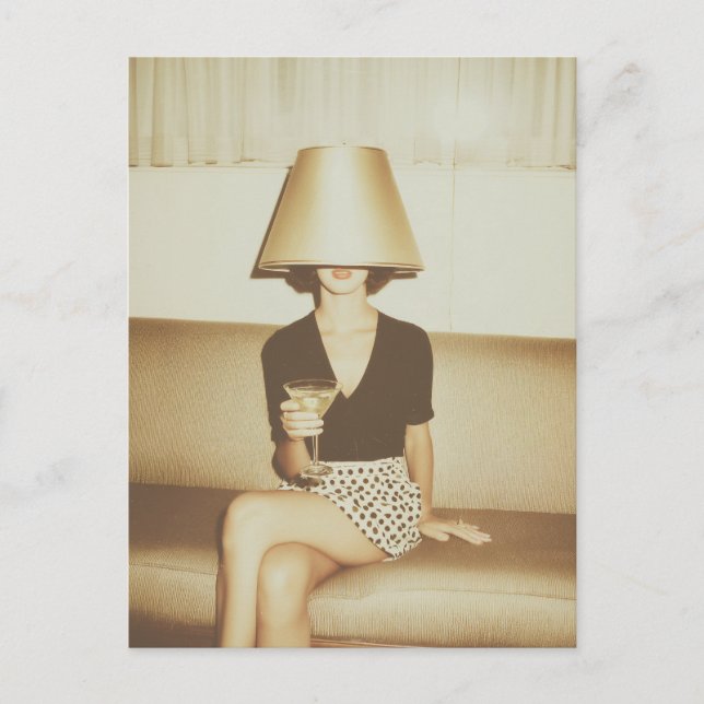 Carte Postale Surreal Martini Mood Portrait (Devant)