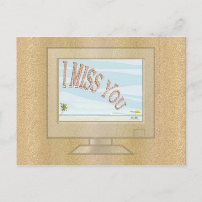 Carte Postale Surveiller les voeux d'été (Devant)