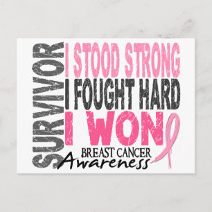 Carte Postale Survivant 4 Cancer du sein
