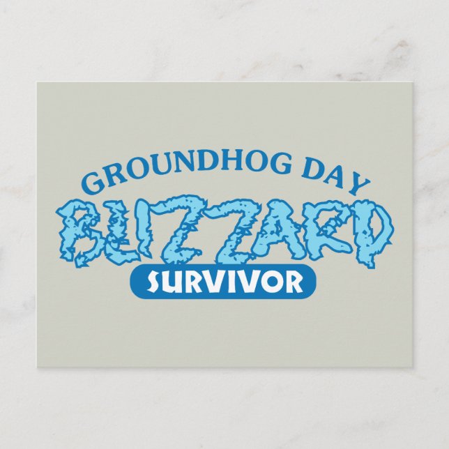 Carte Postale Survivant de Blizzard (Devant)