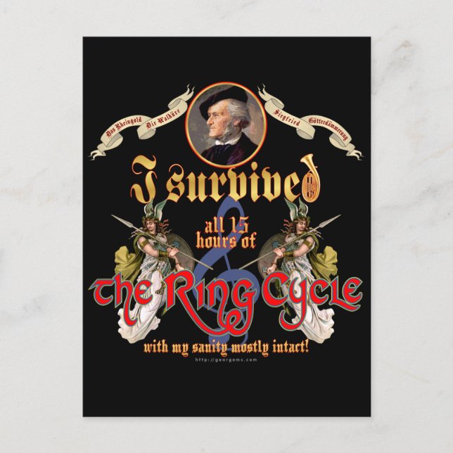 Carte Postale Survivant du cycle de l'anneau (Devant)