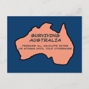 Carte Postale Survivre en Australie