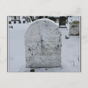 Carte Postale Susan B. Pierre de tête Anthony Grave