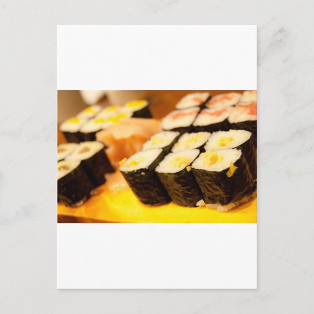 Carte Postale Sushi. (Devant)