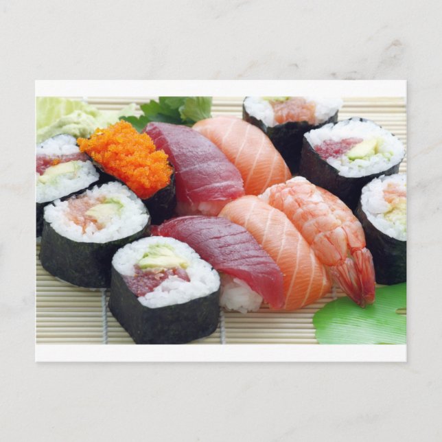 Carte Postale Sushi (Devant)