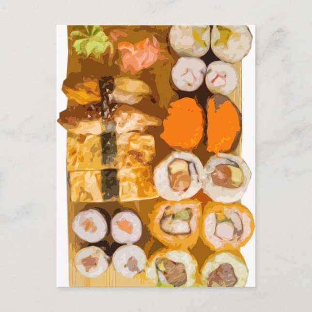 Carte Postale Sushi (Devant)
