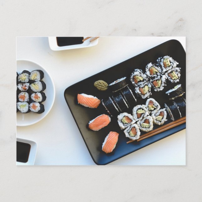Carte postale Sushi (Devant)