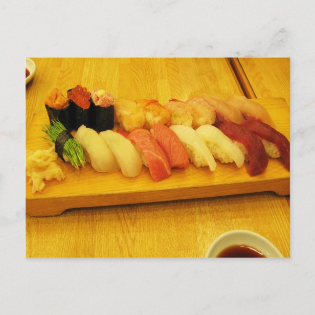 Carte Postale Sushi 寿 司 (Devant)
