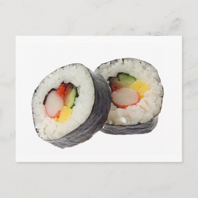 Carte Postale Sushi - Futomaki (Devant)