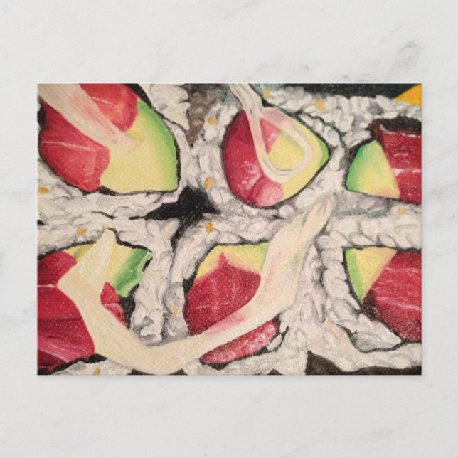 Carte postale Sushi Painting (Devant)