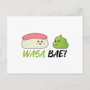 Carte Postale Sushi Wasabi   Japonais Nourriture Japon Cadeaux