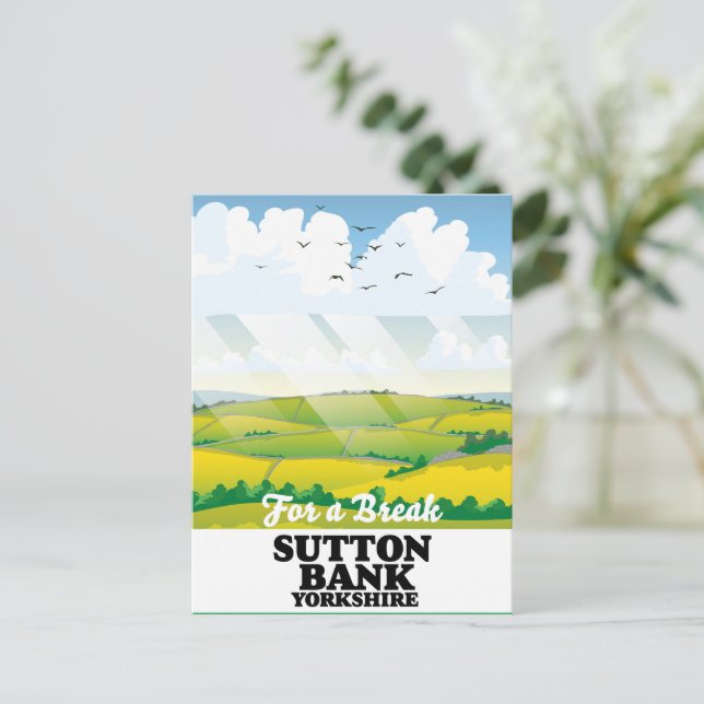 Carte Postale Sutton Bank yorkshire affiche voyage (Debout devant)