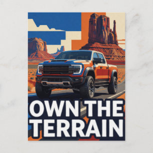 Carte Postale SUV Tout-Terrain Premium Own The Terrain