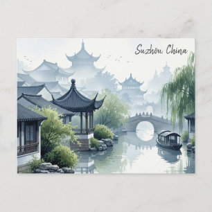 Carte Postale Suzhou Chine Travel