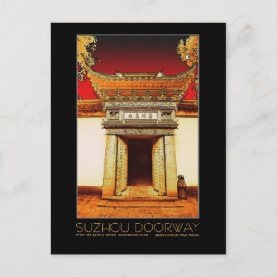 Carte postale Suzhou Doorway