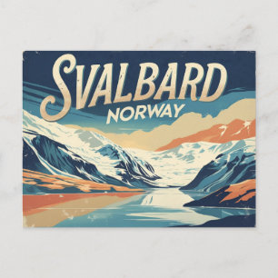 Carte Postale Svalbard Arctique Vintage