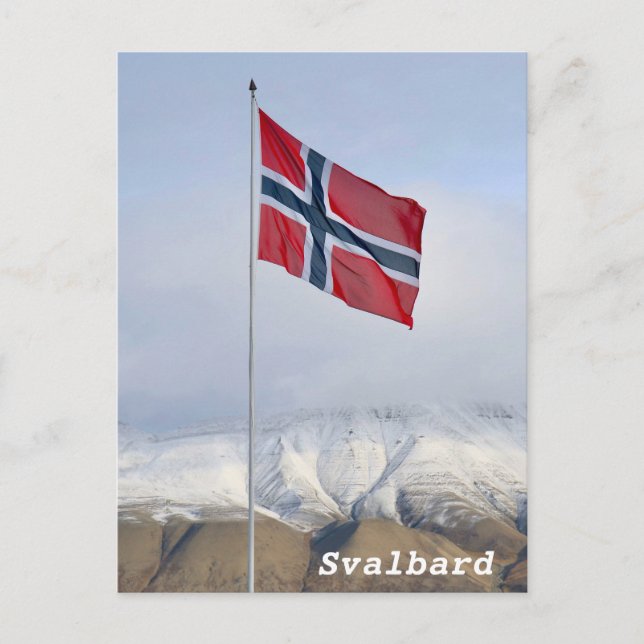 Carte Postale Svalbard, Norvège (Devant)