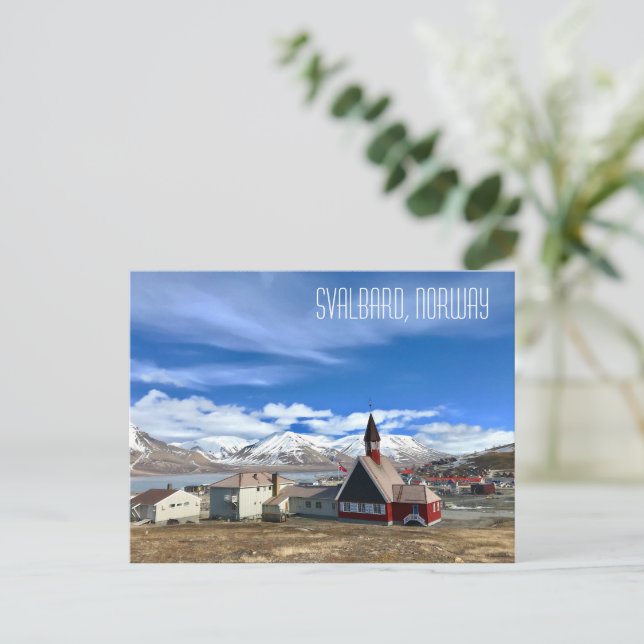 Carte Postale Svalbard, Norvège (Debout devant)