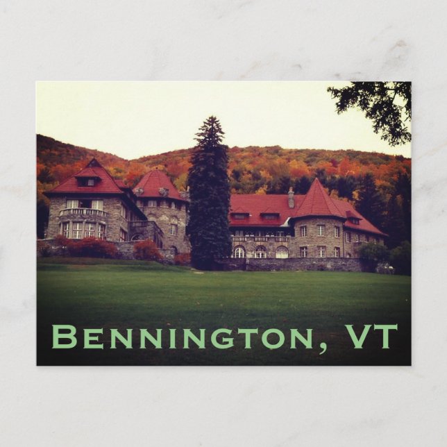 Carte Postale SVC, Bennington, VT Estate - Mount Anthony (Devant)