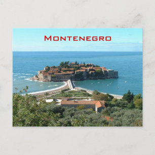 Carte Postale Sveti Stefan