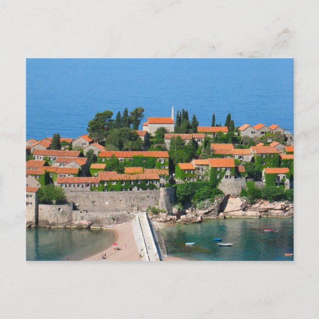 Carte postale Sveti Stefan au Monténégro (Devant)