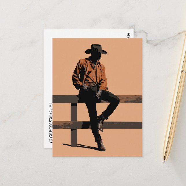CARTE POSTALE SWAG #1 (Devant/Arrière en situation)