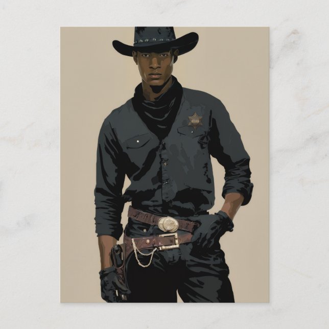 CARTE POSTALE SWAG DE COW-BOY # 4 (Devant)