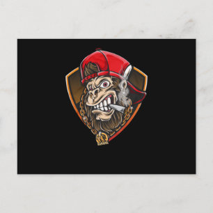 Carte Postale Swag Gorilla