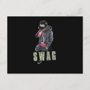 Carte Postale Swag zombie