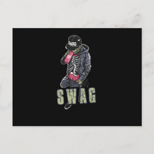 Carte Postale Swag zombie (Devant)