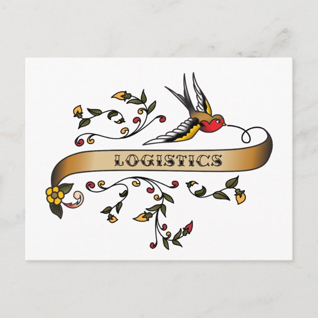 Carte Postale Swallow and Soll with Logistics (Devant)