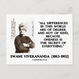 Carte Postale Swami Vivekananda Un Secret De Tout