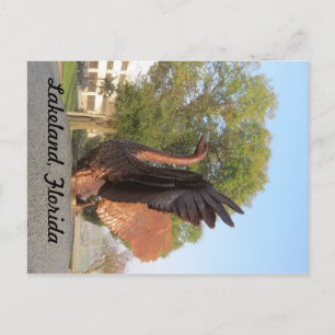 Carte Postale Swan in Flight Statue Lakeland, Florida