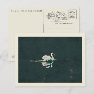 Carte Postale Swan sur un lac