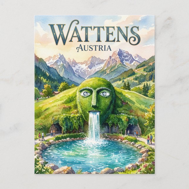 Carte Postale Swarovski Crystal Worlds Autriche (Devant)