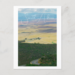 Carte Postale Swartland Mountains Champs Voir Afrique du Sud ZA