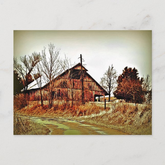 Carte Postale Swayback Grange (Devant)